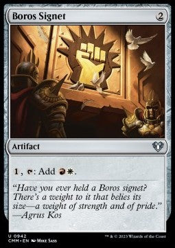 Boros Signet⁣ - Commander Masters: Extras⁣ (Uncommon)⁣ [942]