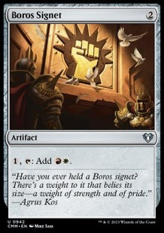 Boros Signet⁣ - Commander Masters: Extras⁣ (Uncommon)⁣ [942]