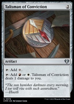 Talisman of Conviction⁣ - Commander Masters: Extras⁣ (Uncommon)⁣ [978]
