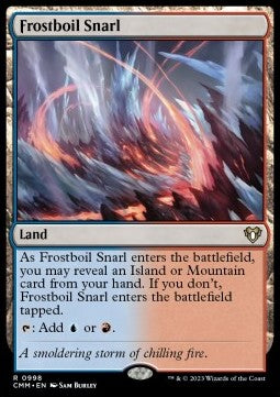 Frostboil Snarl⁣ - Commander Masters: Extras⁣ (Rare)⁣ [998]
