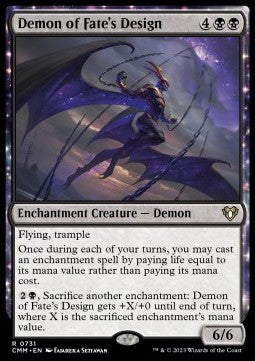 Demon of Fate's Design (V.1)⁣ - Commander Masters: Extras⁣ (Rare)⁣ [731]