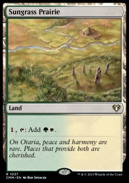 Sungrass Prairie⁣ - Commander Masters: Extras⁣ (Rare)⁣ [1037]