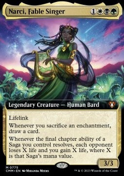 Narci, Fable Singer (V.2)⁣ - Commander Masters: Extras⁣ (Mythic)⁣ [775]