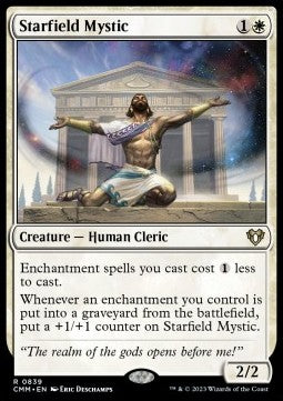 Starfield Mystic⁣ - Commander Masters: Extras⁣ (Rare)⁣ [839]