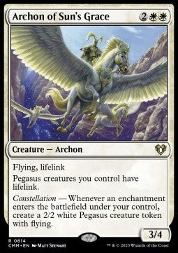 Archon of Sun's Grace⁣ - Commander Masters: Extras⁣ (Rare)⁣ [814]