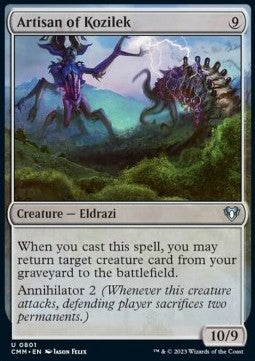 Artisan of Kozilek⁣ - Commander Masters: Extras⁣ (Uncommon)⁣ [801]