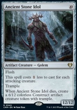 Ancient Stone Idol⁣ - Commander Masters: Extras⁣ (Rare)⁣ [940]