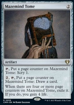 Mazemind Tome⁣ - Commander Masters: Extras⁣ (Rare)⁣ [959]