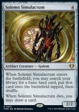 Solemn Simulacrum⁣ - Commander Masters: Extras⁣ (Rare)⁣ [973]