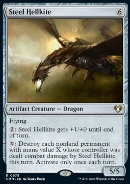 Steel Hellkite⁣ - Commander Masters: Extras⁣ (Rare)⁣ [975]