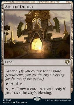 Arch of Orazca⁣ - Commander Masters: Extras⁣ (Rare)⁣ [986]
