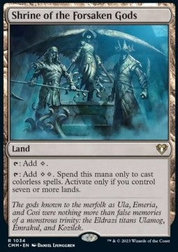 Shrine of the Forsaken Gods⁣ - Commander Masters: Extras⁣ (Rare)⁣ [1034]