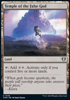 Temple of the False God⁣ - Commander Masters: Extras⁣ (Uncommon)⁣ [1046]