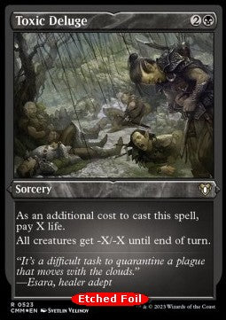 Toxic Deluge⁣ - Commander Masters: Extras⁣ (Rare)⁣ [523]