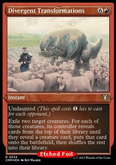 Divergent Transformations⁣ - Commander Masters: Extras⁣ (Rare)⁣ [534]