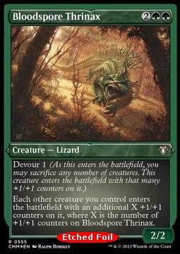 Bloodspore Thrinax⁣ - Commander Masters: Extras⁣ (Rare)⁣ [555]