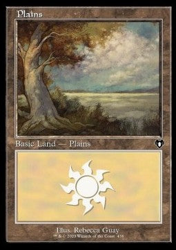 Plains (V.2)⁣ - Commander Masters: Extras⁣ (Land)⁣ [438]