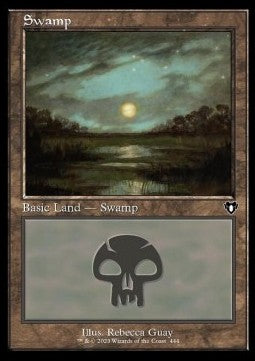 Swamp (V.2)⁣ - Commander Masters: Extras⁣ (Land)⁣ [444]