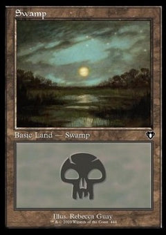 Swamp (V.2)⁣ - Commander Masters: Extras⁣ (Land)⁣ [444]