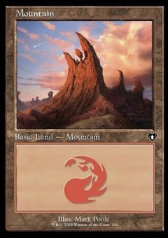 Mountain (V.3)⁣ - Commander Masters: Extras⁣ (Land)⁣ [448]