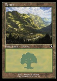 Forest (V.1)⁣ - Commander Masters: Extras⁣ (Land)⁣ [449]