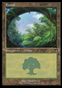 Forest (V.3)⁣ - Commander Masters: Extras⁣ (Land)⁣ [451]
