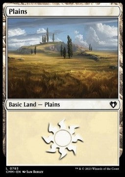 Plains (V.4)⁣ - Commander Masters: Extras⁣ (Land)⁣ [783]