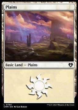 Plains (V.5)⁣ - Commander Masters: Extras⁣ (Land)⁣ [784]