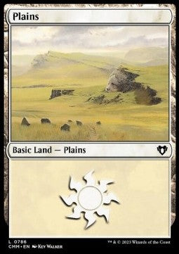 Plains (V.7)⁣ - Commander Masters: Extras⁣ (Land)⁣ [786]