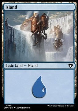 Island (V.4)⁣ - Commander Masters: Extras⁣ (Land)⁣ [788]