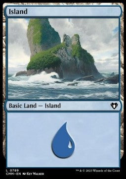 Island (V.5)⁣ - Commander Masters: Extras⁣ (Land)⁣ [789]