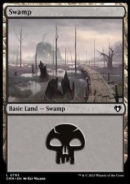 Swamp (V.6)⁣ - Commander Masters: Extras⁣ (Land)⁣ [793]
