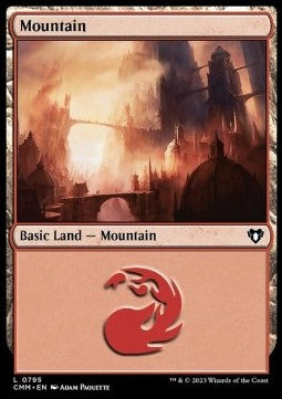 Mountain (V.5)⁣ - Commander Masters: Extras⁣ (Land)⁣ [795]
