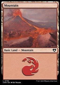 Mountain (V.6)⁣ - Commander Masters: Extras⁣ (Land)⁣ [796]