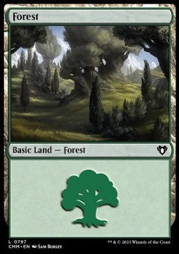 Forest (V.4)⁣ - Commander Masters: Extras⁣ (Land)⁣ [797]