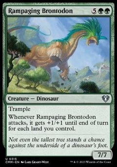 Rampaging Brontodon⁣ - Commander Masters⁣ (Uncommon)⁣ [315]