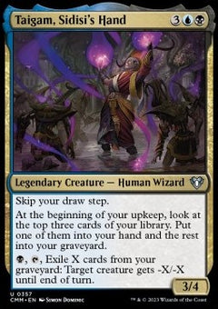 Taigam, Sidisi's Hand⁣ - Commander Masters⁣ (Uncommon)⁣ [357]