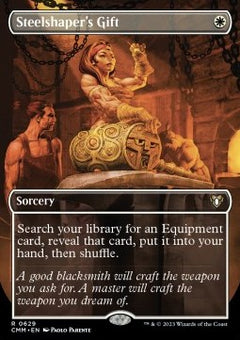 Steelshaper's Gift⁣ - Commander Masters: Extras⁣ (Rare)⁣ [629]