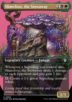 Slimefoot, the Stowaway (V.1)⁣ - Commander Masters: Extras⁣ (Uncommon)⁣ [686]