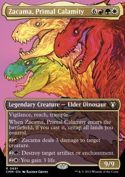 Zacama, Primal Calamity (V.2)⁣ - Commander Masters: Extras⁣ (Rare)⁣ [691]