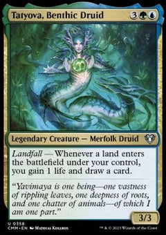 Tatyova, Benthic Druid⁣ - Commander Masters⁣ (Uncommon)⁣ [358]