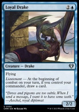 Loyal Drake⁣ - Commander Masters⁣ (Uncommon)⁣ [104]