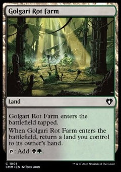 Golgari Rot Farm⁣ - Commander Masters: Extras⁣ (Common)⁣ [1001]