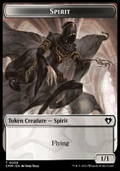 Spirit Token (WB 1/1) // Eldrazi Scion Token (C 1/1)⁣ - Commander Masters: Extras⁣ (Token)⁣ [T 39/2]