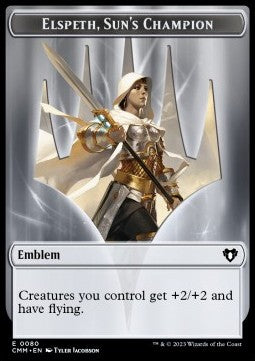 Elspeth, Sun's Champion Emblem // Copy Token⁣ - Commander Masters: Extras⁣ (Token)⁣ [T 80/55]