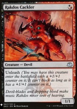 Rakdos Cackler⁣ - The List⁣ (Uncommon)⁣ [67]