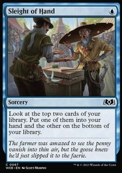 Sleight of Hand⁣ - Wilds of Eldraine⁣ (Common)⁣ [67]