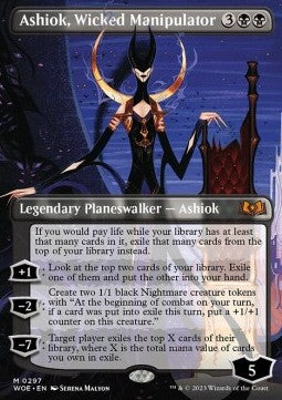 Ashiok, Wicked Manipulator⁣ - Wilds of Eldraine: Extras⁣ (Mythic)⁣ [297]