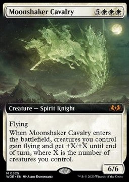 Moonshaker Cavalry⁣ - Wilds of Eldraine: Extras⁣ (Mythic)⁣ [325]