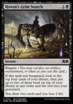 Rowan's Grim Search⁣ - Wilds of Eldraine⁣ (Common)⁣ [104]